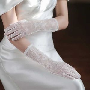 Vijf vingers Handschoenen Lace Wedding Handschoenen Elegante bruiloftaccessoires Fabrikanten Groothandel231223