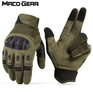 Handschoenen met vijf vingers Heren Volledige vinger Tactisch touchscreen Leger Militair Rijden Fietsen Fietsen Skiën Training Klimmen Airsoft Jagen Wanten 230928