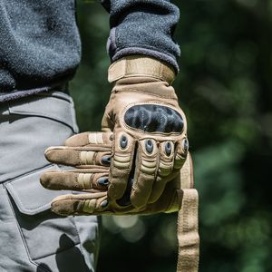 Cinco dedos Guantes Hombres Táctico Militar Pantalla táctil Airsoft Ejército Paintball Equipo de tiro Combate Armadura Protección Shell 230925