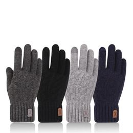 Five Fingers Gloves warme herenhandschoenen winter touchscreen plus fleece koude wol gebreid 231204