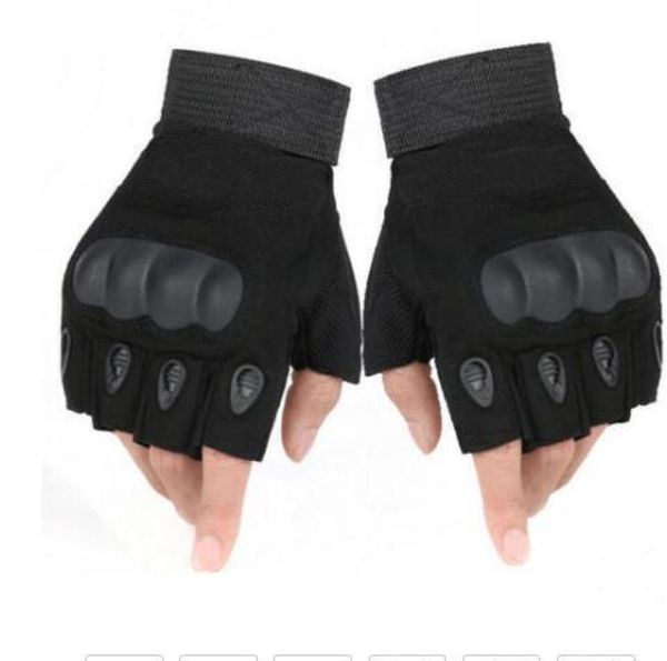 Cinq doigts Gants Militaire Tactique Antidérapant Couverture Extérieure Doigt Mitaines Hiver Thermique Hommes Combat Cuir Noir Mâle Vélo 230921