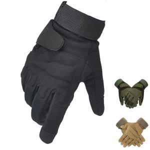 Vijf Vingers Handschoenen Militaire Tactische Volledige Vinger Buitensporten Leger Fan Combat Moto Anti Slip Airsoft Cs Game 230928