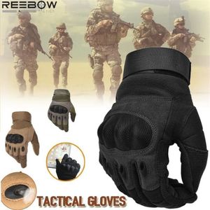 Cinco dedos Guantes Militar Táctico Motocicleta Lucha Escalada en roca Deportes al aire libre Montaña Absorción antideslizante257e