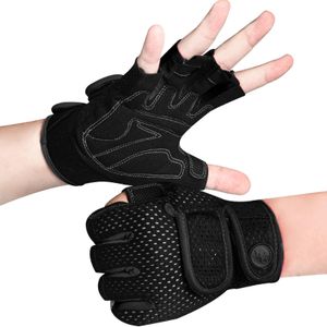 Cinco dedos Guantes Moreok Entrenamiento Gimnasio Hombres Mujeres 3MM SBR Pads Medio Dedo Soporte de muñeca Ejercicio Fitness para entrenamiento Pull Ups Remo 231012