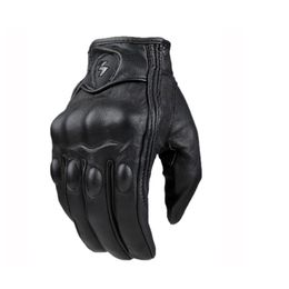 Cinq doigts gants gants de moto hommes femmes moto cuir carbone cyclisme gants d'hiver moto motocross ATV moteur 220921