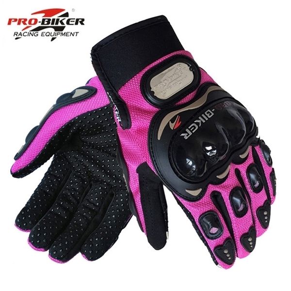 Cinco dedos Guantes PRO Biker Guantes de motocicleta Moto Luva Motocross Guantes de carreras transpirables Moto Bicicleta Ciclismo Guante de equitación para hombres Mujeres 220921