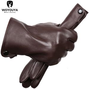 Five Fingers Gloves produits Gants d'hiver pour hommes en peau de mouton Gants pour hommes garder au chaud gants d'hiver pour hommes gants en cuir haut de gamme pour hommes-8011Y 230906