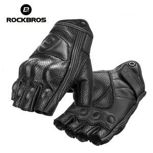 Cinq doigts Gants Rockbros Vélo Hommes Femmes Gel Protecteur Tactique Moto Sport Vélo Court Respirant Demi Doigt 230823