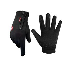 Cinq doigts gants ski grab velours écran tactile automne et hiver chaud plus résistant au froid imperméable modèle d'équitation en plein air 231012