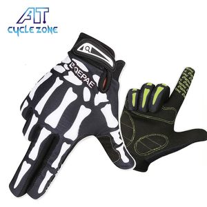 Fünf-Finger-Handschuhe, Schädel, voller Finger, taktische Knöchelhandschuhe, Fahrrad, Geist, Motorrad, Touch, Radfahren, Herren, Winter, Straße, Angeln, Fitness, warmer Handschuh, 231215