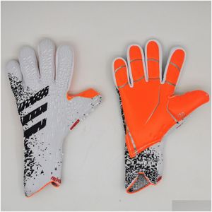 Handschoenen met vijf vingers Sporthandschoenen Keeper Professioneel Herenvoetbal Adt Verdikte drop voor kinderen Levering Buiten Atletisch Outdoor Accessoires Cadeau QQ