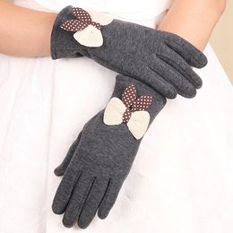 Vijf vingershandschoenen De dames wintermode giet geen fluweel touchscreen om warm te houden en Koreaanse vrouwen in