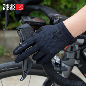 Handschoenen met vijf vingers ThinkRider Winddichte fietshandschoenen Fiets Touchscreen Rijden MTB-fietshandschoen Thermisch Warm Motor Winter Herfst Fietsen 231215