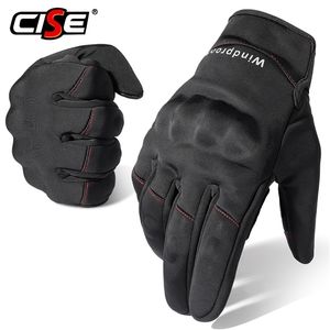 Cinco dedos Guantes Pantalla táctil Guantes de motocicleta Moto Motocross Invierno Térmico Antideslizante Moto Montar Biker A prueba de viento Equipo de protección Hombres Mujeres 220921