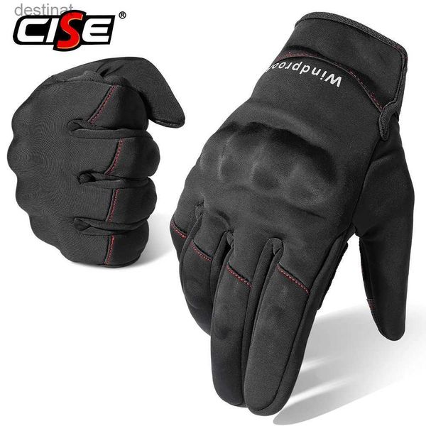 Cinq doigts gants écran tactile gants de moto moto moto motocross hiver thermique antidérapant moto équitation motard coupe-vent équipement de protection hommes femmes L231108