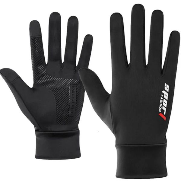Cinq doigts gants écran tactile sport silicone anti-dérapant conduite protection UV respirant confortable pêche cyclisme séchage rapide été 230928