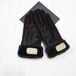 Перчатки с пятью пальцами, теплые женские модные перчатки с сенсорным экраном, осенне-зимние наручные варежки для катания на лыжах, спортивные перчатки на открытом воздухе Luvas Guantes