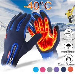 Handschoenen met vijf vingers Winter voor heren Dames Touchscreen Warm Buiten Fietsen Rijden Motor Koudbestendig Winddicht Antislip 230824