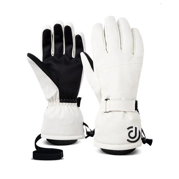 Cinq doigts gants hiver hommes femmes ski coupe-vent chaud imperméable écran tactile polaire antidérapant snowboard motoneige cyclisme ski 230928
