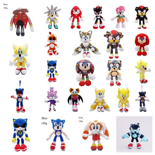 Cinco noches Freddy Toy Undertain Plush Keychains Sonic the Hedgehog Plush 20cm Pense de lujoso Sony Tarsnak Hedgehog Muñeca Soft Vocaloid Vocaloid Plush Toy para chico