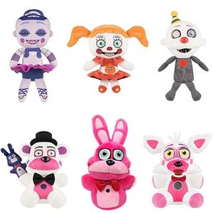 Five Nights at Freddy's Sister Location Plush Toys Ennard Baby Ballora Bonnet Funtime Foxy Funtime Freddy 7Inch Doll