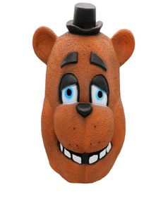 Cinq nuits à Freddy039s Masque costume FNAF Foxy Chica Freddy Fazbear Bear Latex Face Masques Halloween Party Cosplay Supplies Y28444075