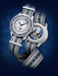 Vijf Ocean Watch Automatische mechanische biokeramische horloges Hoogwaardige volledige functie Watch Designer Movement horloges Limited Edition Heren Quartz Watch