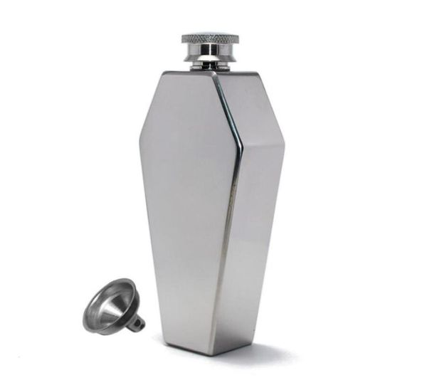 Five-point Star Portable 35oz Mini Hip Flask en acier inoxydable Creative Cute Liquor Flasks Bouteille de vin avec entonnoir pour femmes Drin9743966
