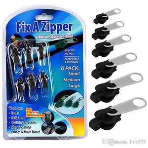 Fix A Zipper 6 Pack Kit de reparación universal Como se ve en Repara cualquier botón Flash Opp Bag Empaquetado