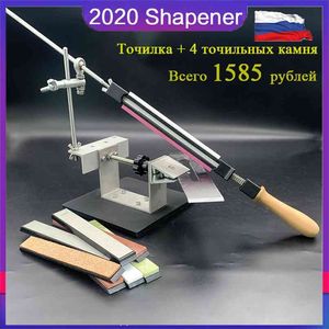 Fixed Angle Sharpener Professionele Mes Gereedschap Whetstone Diamond Slijpsteen Steen Apex Edge Blade Desktop Sharp 210615