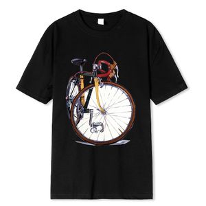 T-shirt à vélo de vitesses fixe