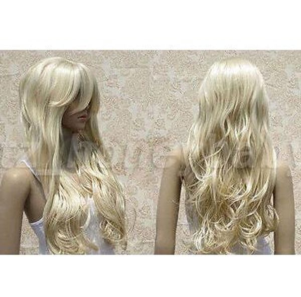 FIXSF326 cette année perruques sexy longues blondes cheveux bouclés pour femmes perruque