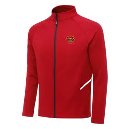 FK Dukla Praag Heren vrijetijdssportjas herfst warme jas outdoor jogging sportshirt vrijetijdssportjas