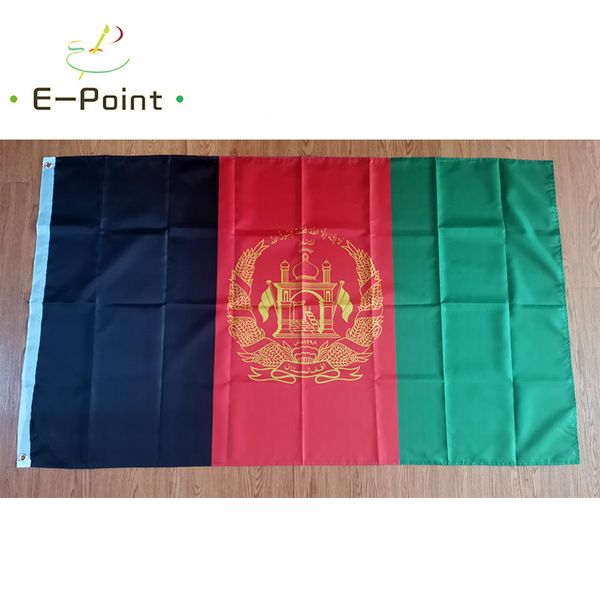 Drapeau du pays National d'afghanistan, 3x5 pieds (90cm x 150cm), bannière en Polyester, décoration volante, drapeau de jardin de maison, festif