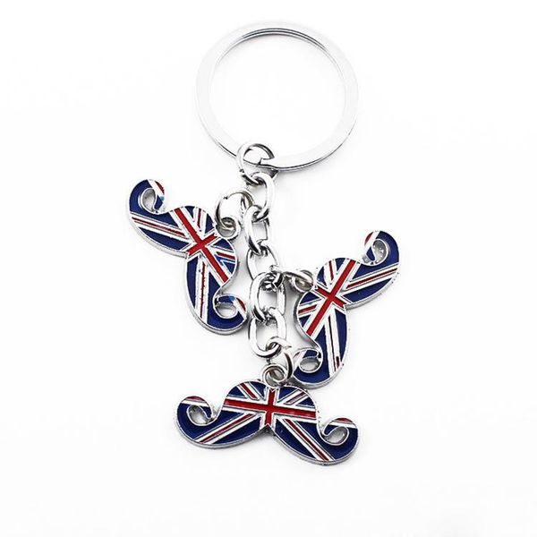 Porte-clés drapeau de différentes formes, pendentif de Style britannique, cadeau pour voiture, royaume-uni, cadeaux des affaires étrangères américaines, Llavero De La Bandera Americana Del Reino Unido