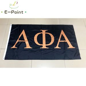 Bandera de Alpha Phi Alpha 3 * 5 pies (90 cm * 150 cm) Bandera de poliéster Decoración de banner Bandera de jardín de casa voladora Regalos festivos