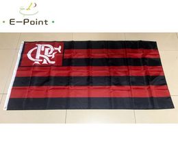 Drapeau du Brésil Clube de Regatas do Flamengo RJ 35ft 90cm150cm Polyester bannière drapeaux décoration volant maison jardin festif g9076308