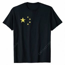 Drapeau de la Chine T-shirt - Drapeau chinois de la République populaire T-shirts pour hommes Casual Tops Chemises Date Fitn Tight Cott s3lG #