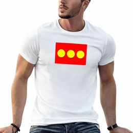 Bandera de Freetown Christiania camiseta aduanas llanura ropa kawaii negros lisos camisetas blancas hombres e8S0 #