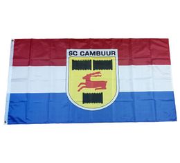 Vlag van Nederlands voetbalclub SC Cambuur Leeuwarden 35ft 90cm150cm Polyester vlaggen Banners Banner Decoratie Flying Home Garden 1828402
