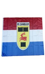 Vlag van Nederlandse voetbalclub SC Cambuur Leeuwarden 35ft 90cm150cm Polyester vlaggen Banner decoratie vliegend huis tuin 5800324