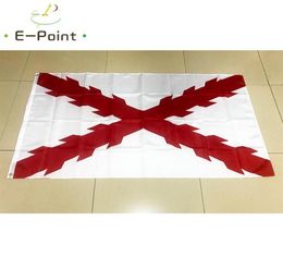Vlag van Spanje Spaans Kruis van Bourgondië 35ft 90cm150cm Polyester vlag Banner Decoratie Flying Home Garden Vlag Feesten4291033