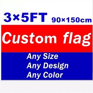 Vlaggen en banners Decor Custom elke maat Flying Polyester Advertentie Sport Decoration Club Party D220704