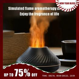 Flame Aromatherapy Humidificateur Nordic Desktop Home Style atmosphère clair brouillard élevé Small Small Space et Saving 231221