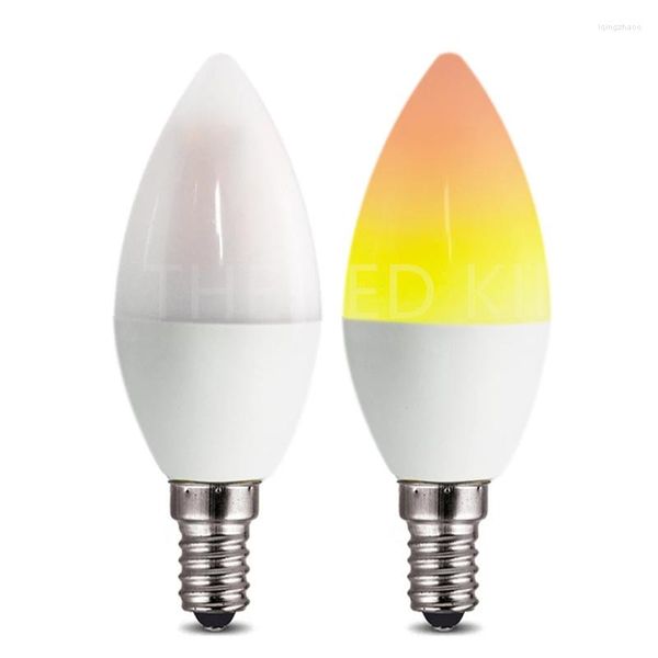 Flamme ampoule feu E14 lampe maïs scintillant lumière LED effet dynamique 6W 110V-220v pour l'éclairage domestique