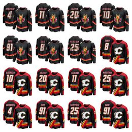 Flame Men Women Jeugd Chris Tanev Mikael Backlund Nazem Kadri Jonathan Huberdeau Jacob Markstrom Blake Coleman Nazem Kadri Alternate Hockey Jersey