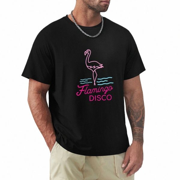 Flamenco arte Ne signo Disco impresión camiseta camisas del gato ropa kawaii ropa linda camisetas personalizadas para hombre lg manga camisetas H5gr #