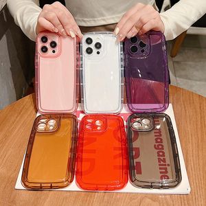 Mode Heldere Zachte TPU Schokbestendige hoesjes voor iPhone 15 14 Plus 13 12 11 Pro Max XR X XS Iphone15 8 7 6 Transparante Luxe Gel Plain Blank Fijn gat mobiele telefoonhoes