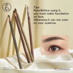 FLAMINGO Harde Microblading Wenkbrauw Pen Wilde Wenkbrauwen Potlood Waterdichte Permanente Make-up Eye Brow Definer Enhancers Natuurlijke Tint 240106