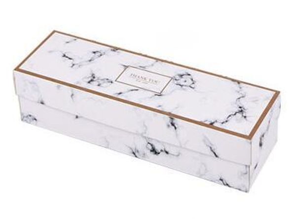 Flamingo/marbre/plume motif papier emballage boîte Nougat biscuits boîte-cadeau mariage chocolat gâteau pain carton